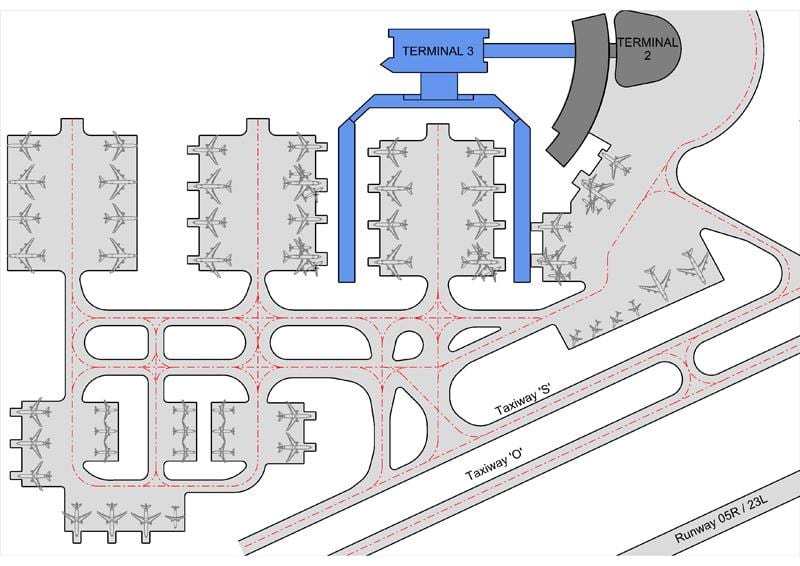 ಕೈರೋ ಏರ್ಪೋರ್ಟ್ ಟರ್ಮಿನಲ್ 3 ನಕ್ಷೆ