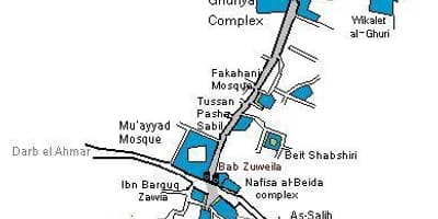 ಖಾನ್ el khalili ಬಜಾರ್ ನಕ್ಷೆ